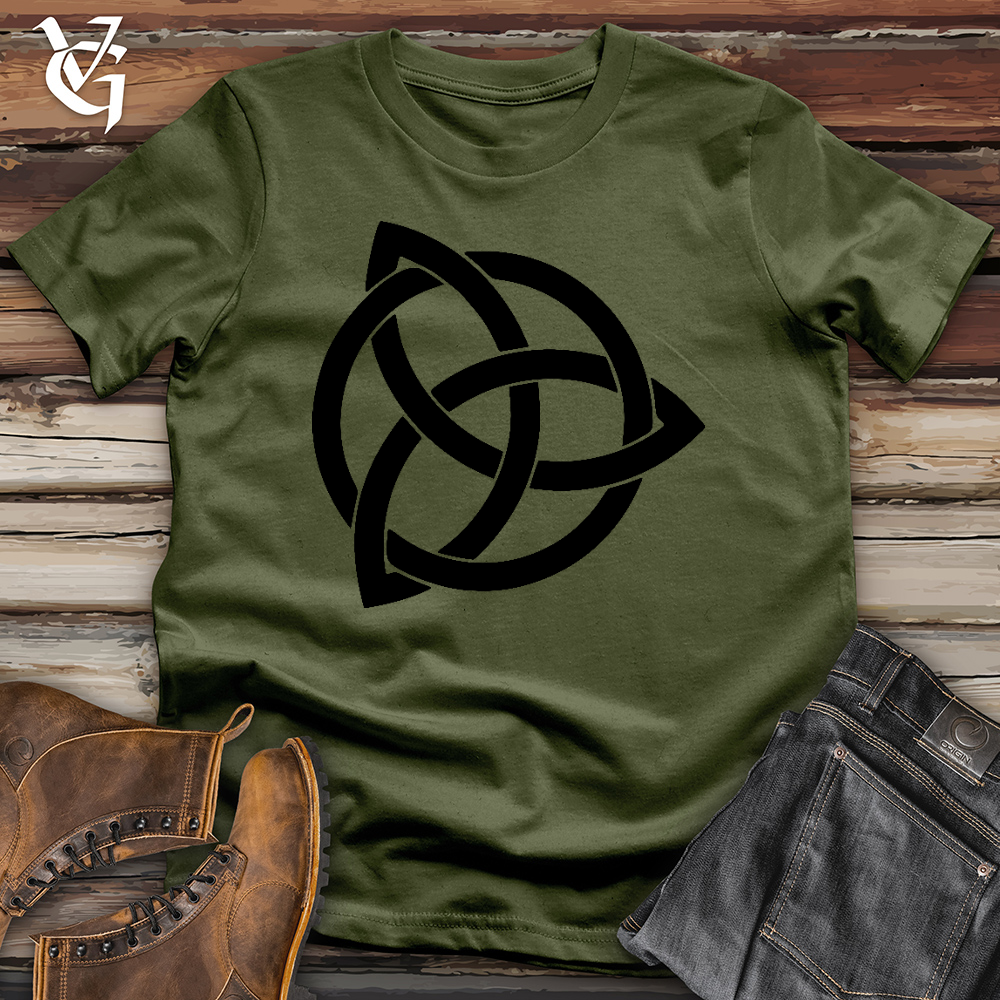 Viking Goods The Celtic Spiral Cotton Tee Olive / L