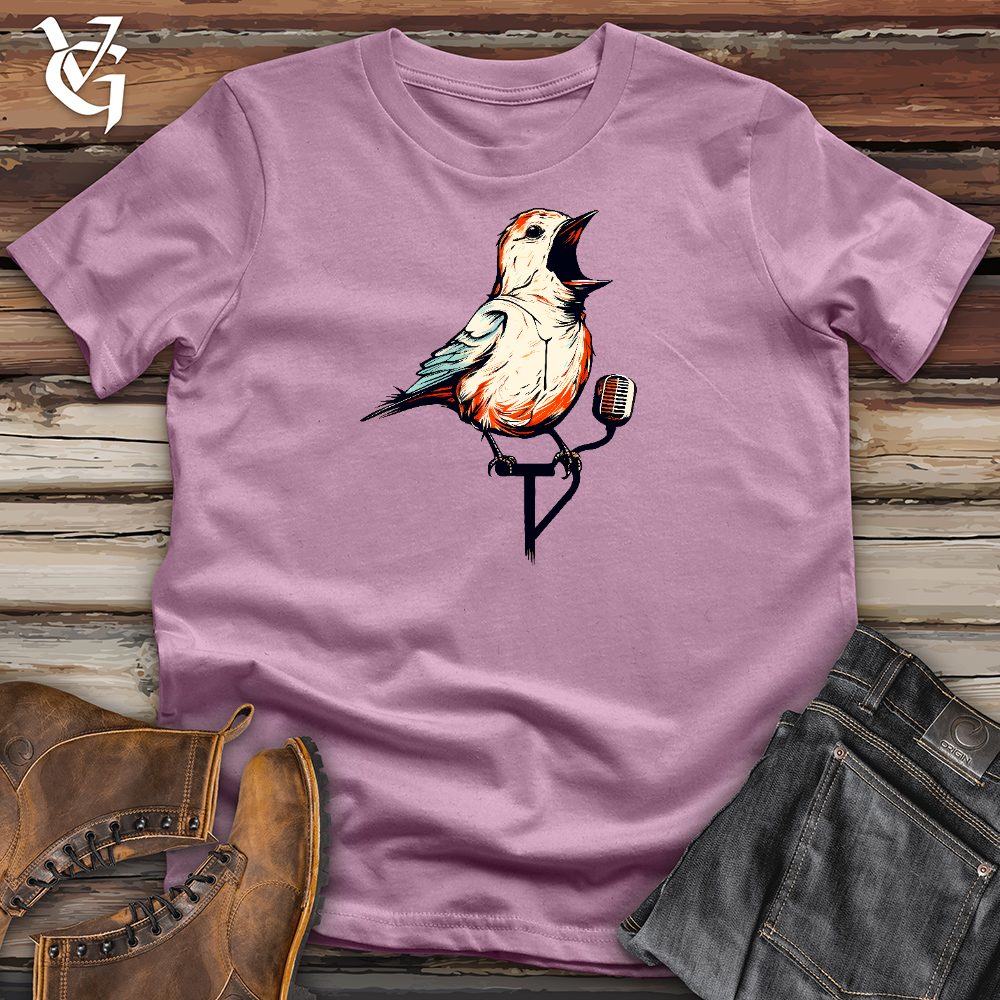 Viking Goods A Singing Bird Cotton Tee Orchid / L