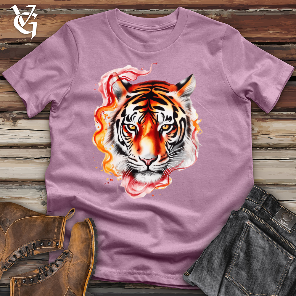 Viking Goods Furious Tiger Cotton Tee Orchid / L