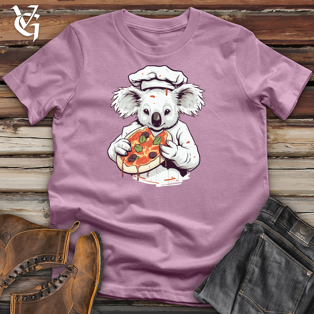 Viking Goods Koala Pizza Chef Cotton Tee Orchid / L