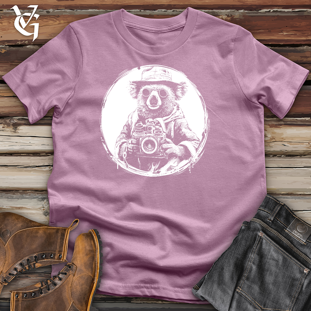 Viking Goods Koala With Camera Cotton Tee Orchid / L