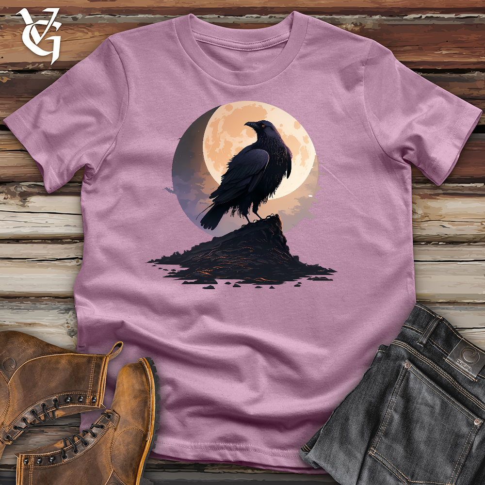 Viking Goods Raven Moon Kisses Cotton Tee Orchid / L