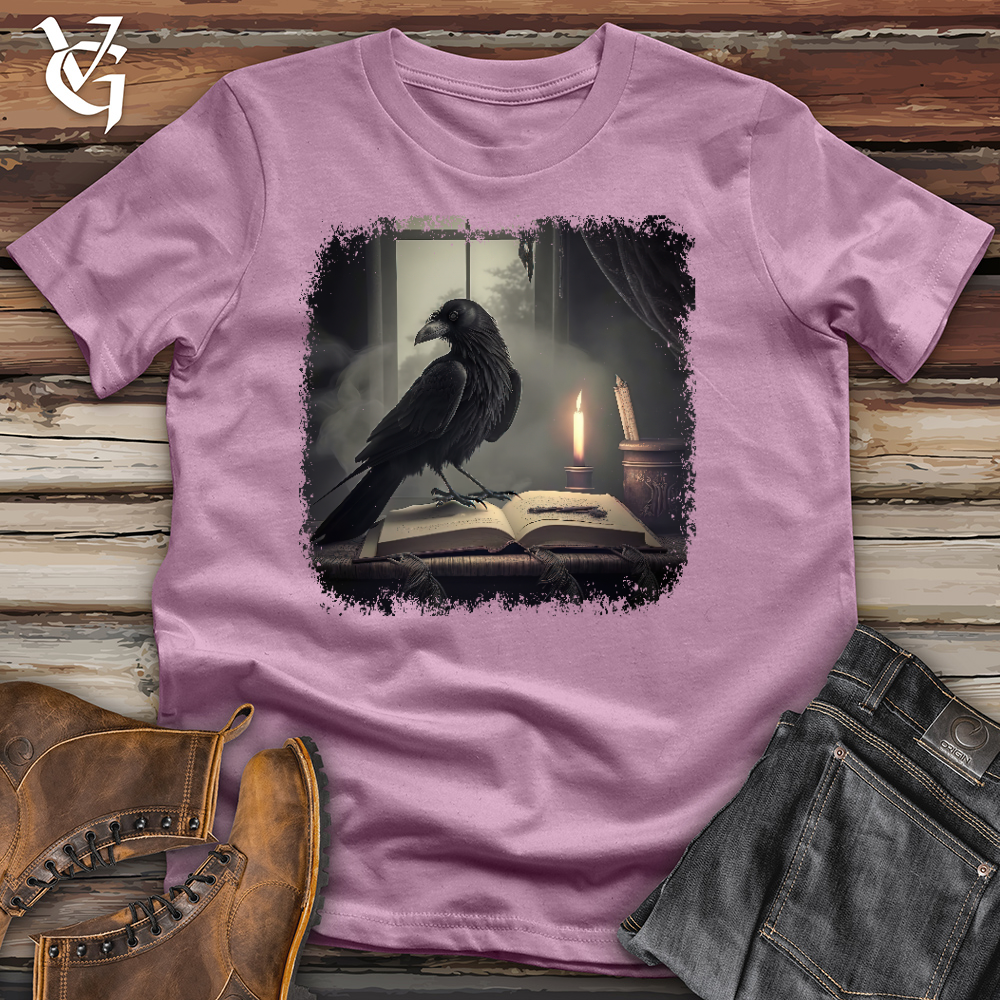 Viking Goods Raven Writer Cotton Tee Orchid / L