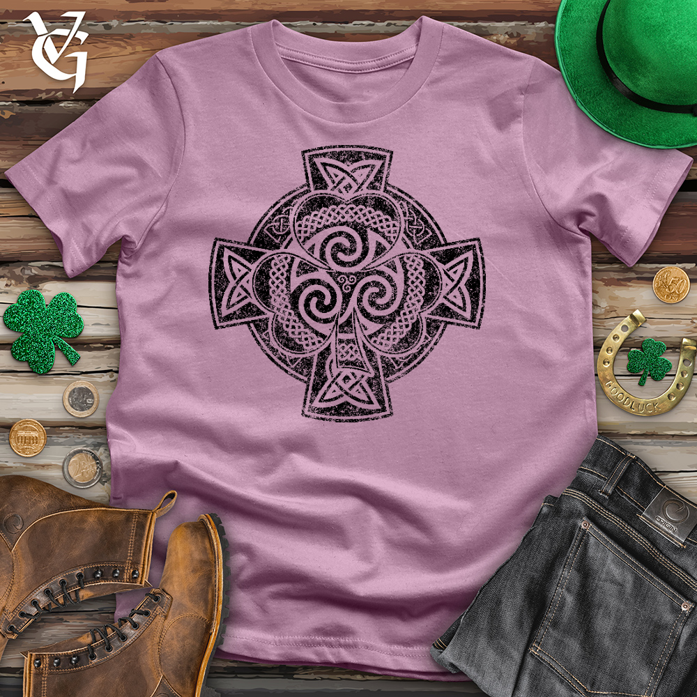 Viking Goods Shamrock Of Old Cotton Tee Orchid / L