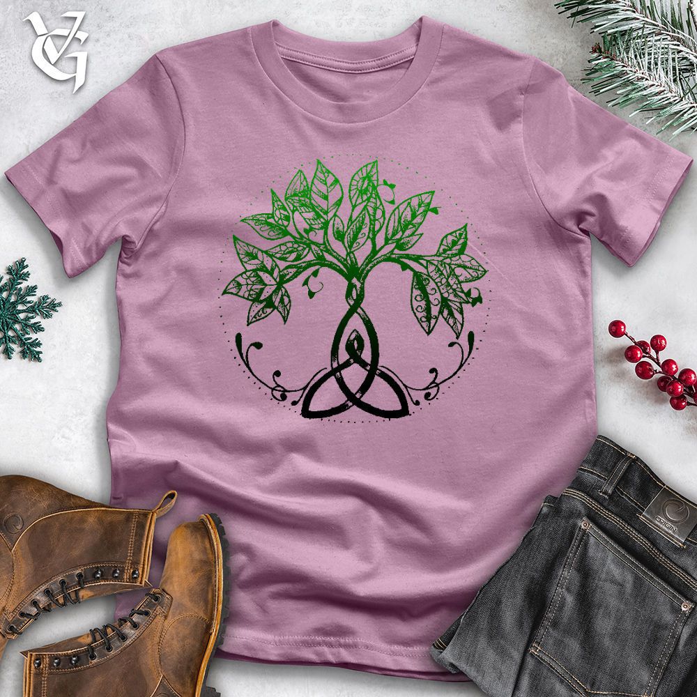 Viking Goods Trinity Tree of Life Cotton Tee Orchid / L