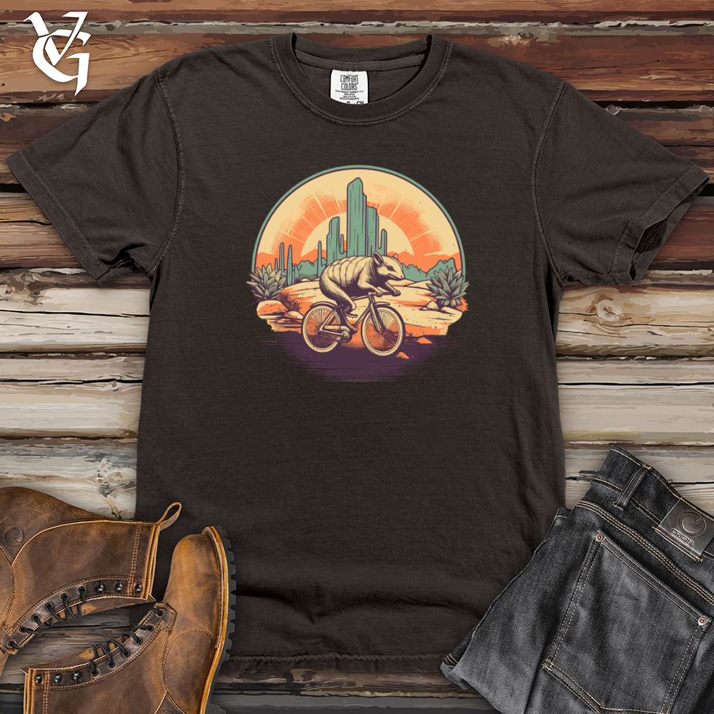 Viking Goods Armadillo Pedal Power Scenic Ride Heavy Cotton Comfort Colors Tee Pepper / L