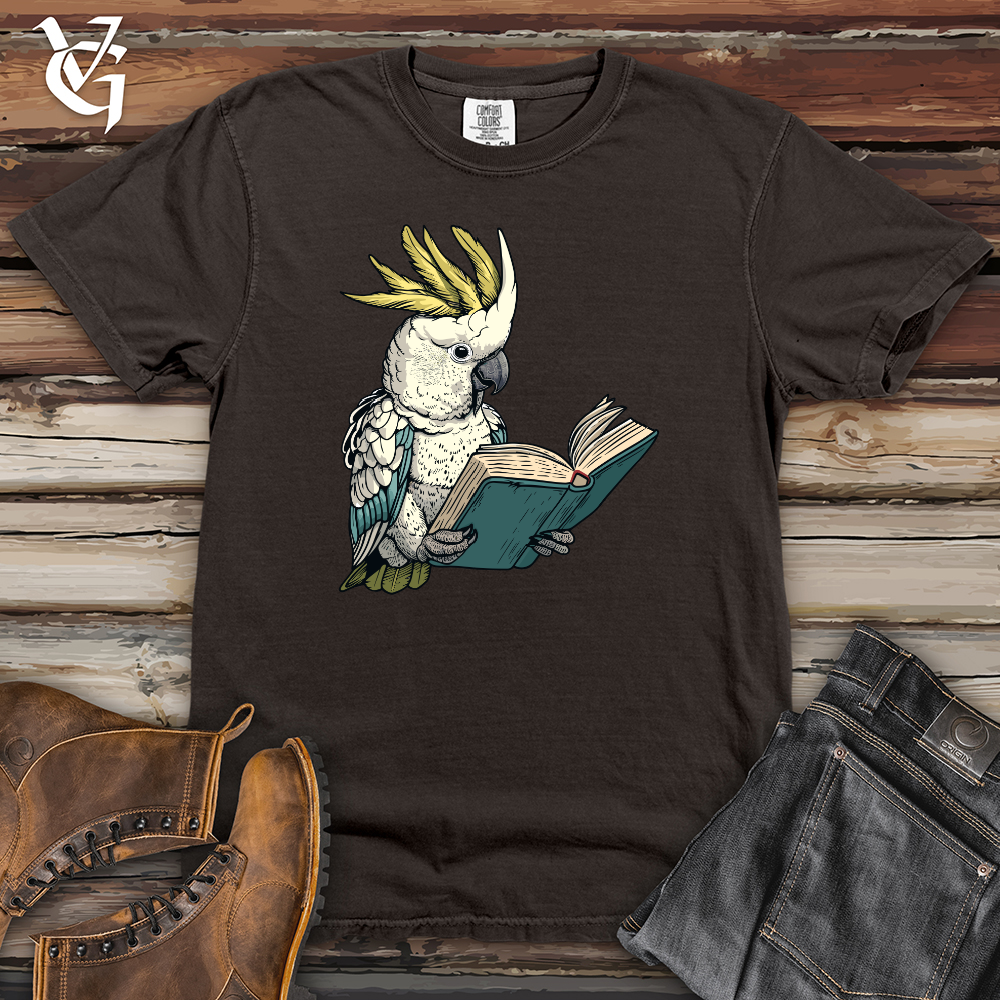 Viking Goods Cockatoo Bookworm Worm Heavy Cotton Comfort Colors Tee Pepper / L