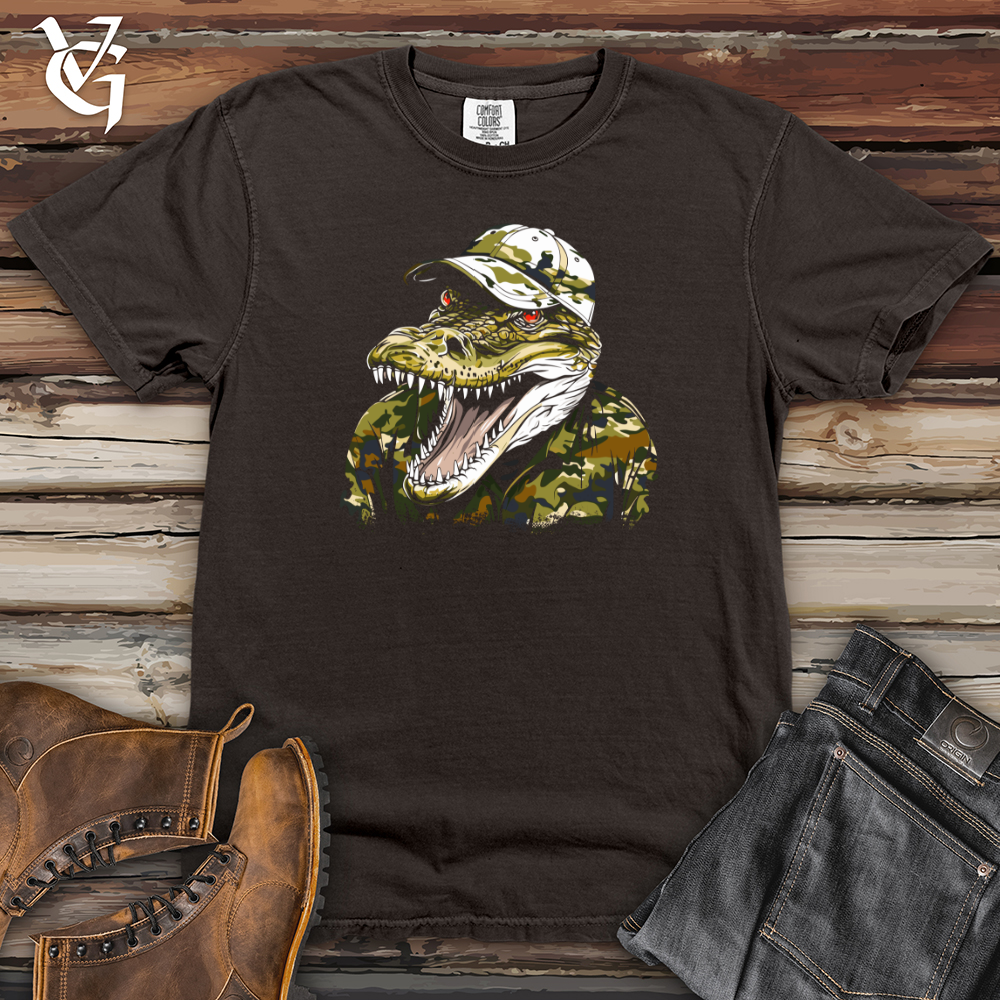 Viking Goods Crocodile Camo Command Heavy Cotton Comfort Colors Tee Pepper / L