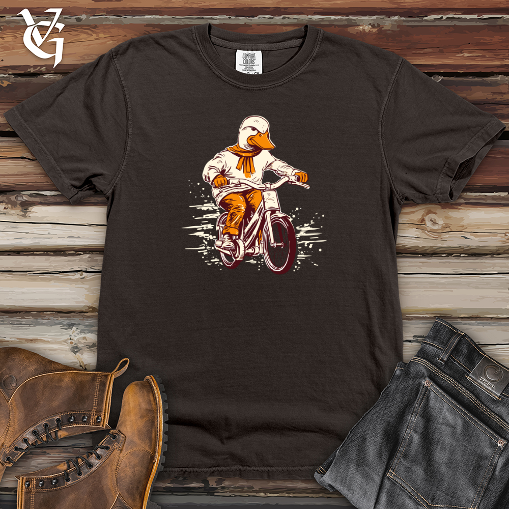 Viking Goods Duck Feather Flight Cycle Stroll Heavy Cotton Comfort Colors Tee Pepper / L