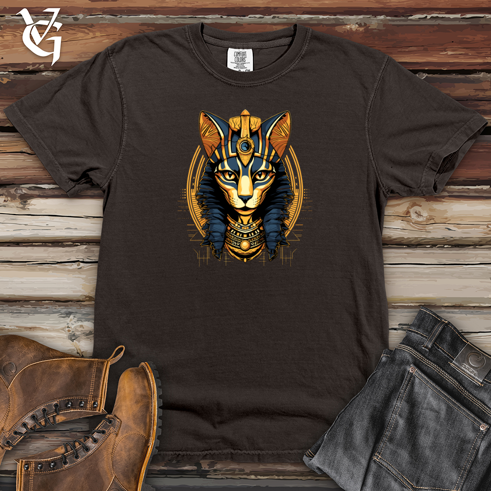 Viking Goods Egyptian Cat Divine Gaze Heavy Cotton Comfort Colors Tee Pepper / L