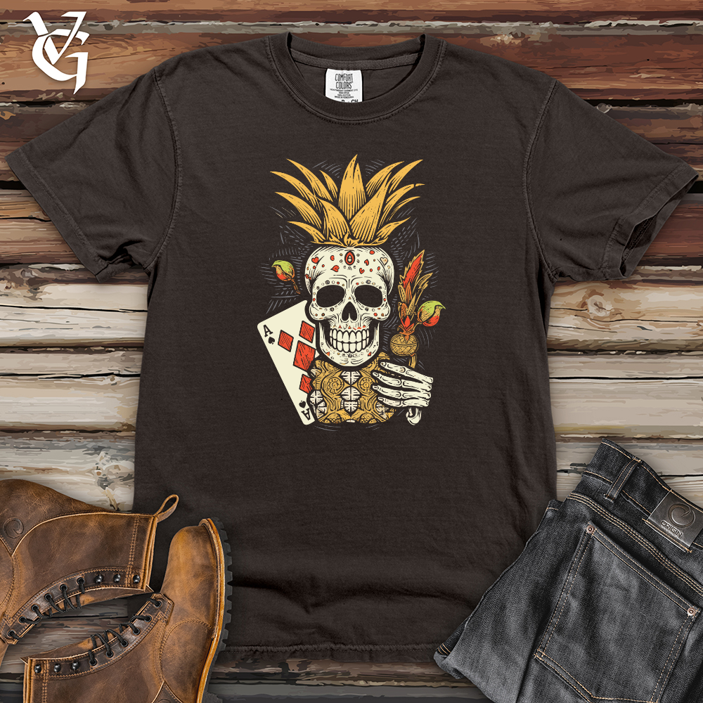 Viking Goods Enigmatic Pineapple High Roller Heavy Cotton Comfort Colors Tee Pepper / L