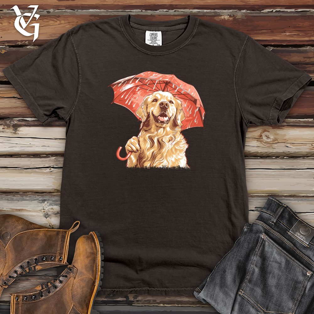 Viking Goods Golden Optimist Umbrella Heavy Cotton Comfort Colors Tee Pepper / L