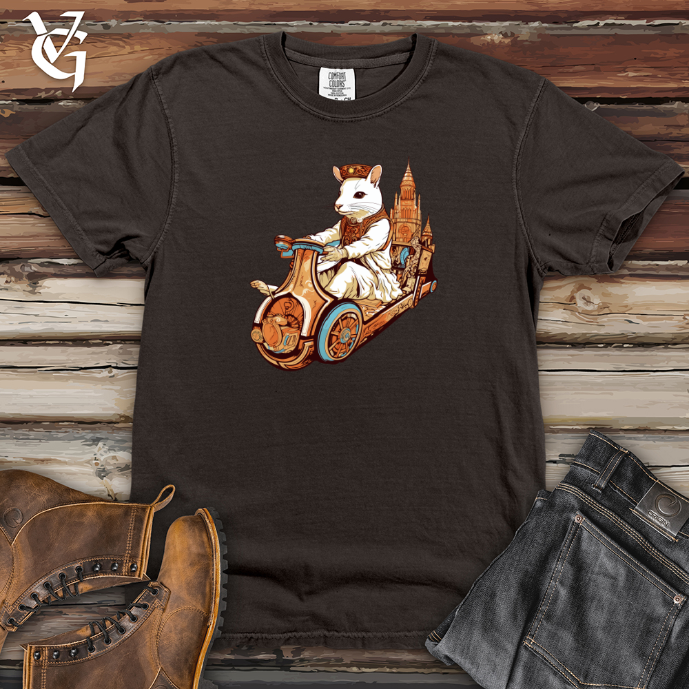 Viking Goods Mouse Time Traveller Heavy Cotton Comfort Colors Tee Pepper / L