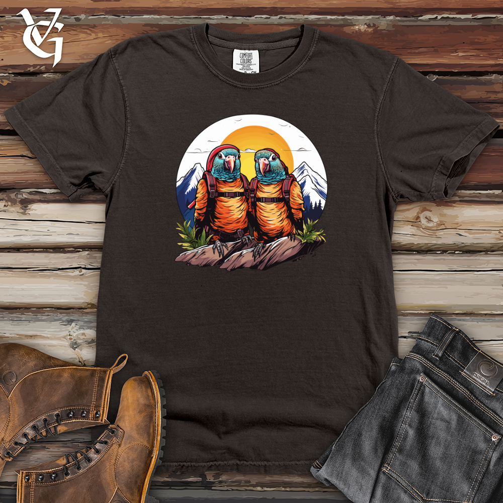 Viking Goods Parrot Hikers Adventure Heavy Cotton Comfort Colors Tee Pepper / L