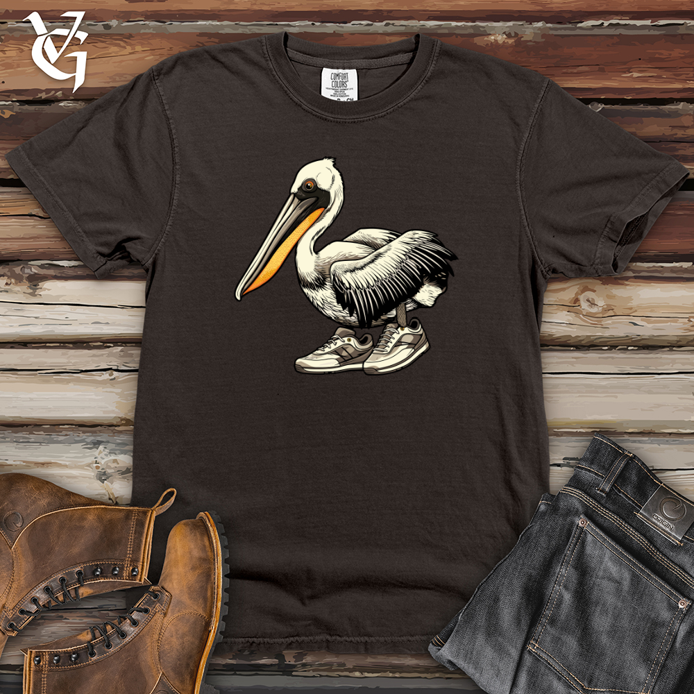 Viking Goods Pelican Pier Stride Sneaker Glide Heavy Cotton Comfort Colors Tee Pepper / L