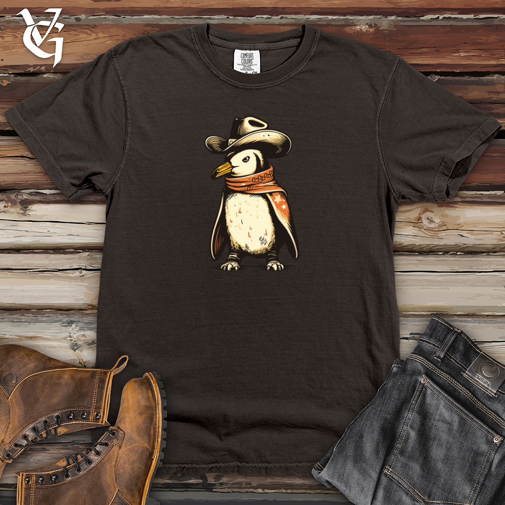 Viking Goods Retro Cowboy Penguin 01 Heavy Cotton Comfort Colors Tee Pepper / L