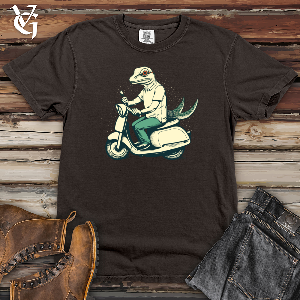 Viking Goods Scooter Joyride Lizard Heavy Cotton Comfort Colors Tee Pepper / L