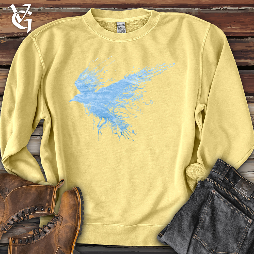 Viking Goods Smokey Winter Raven Pigment-Dyed Crewneck Pigment Yellow / L