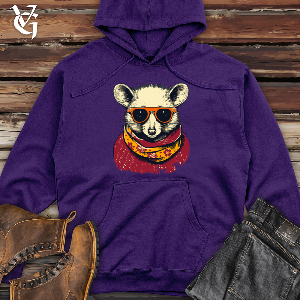Viking Goods Opossum Renegade Midweight Hooded Sweatshirt Purple / L
