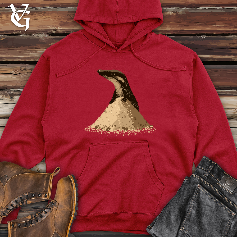 Viking Goods Anteater Sand Eruption Midweight Hooded Sweatshirt Red / L