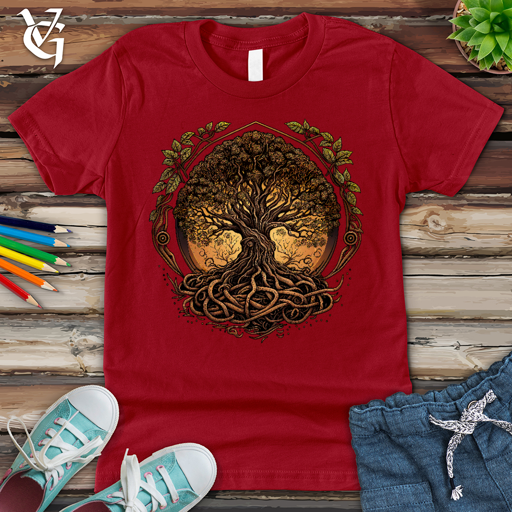Viking Goods Illuminated Tree Youth Tee Red / L
