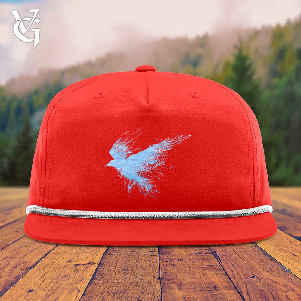 Viking Goods Smokey Winter Raven Snapback Cap Red/ White