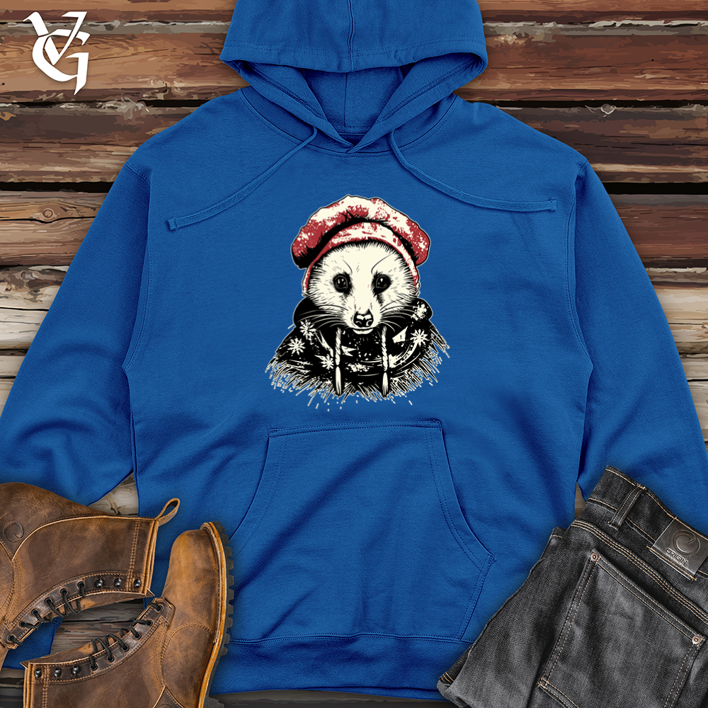 Viking Goods Possum Beanie Midweight Hooded Sweatshirt Royal / L