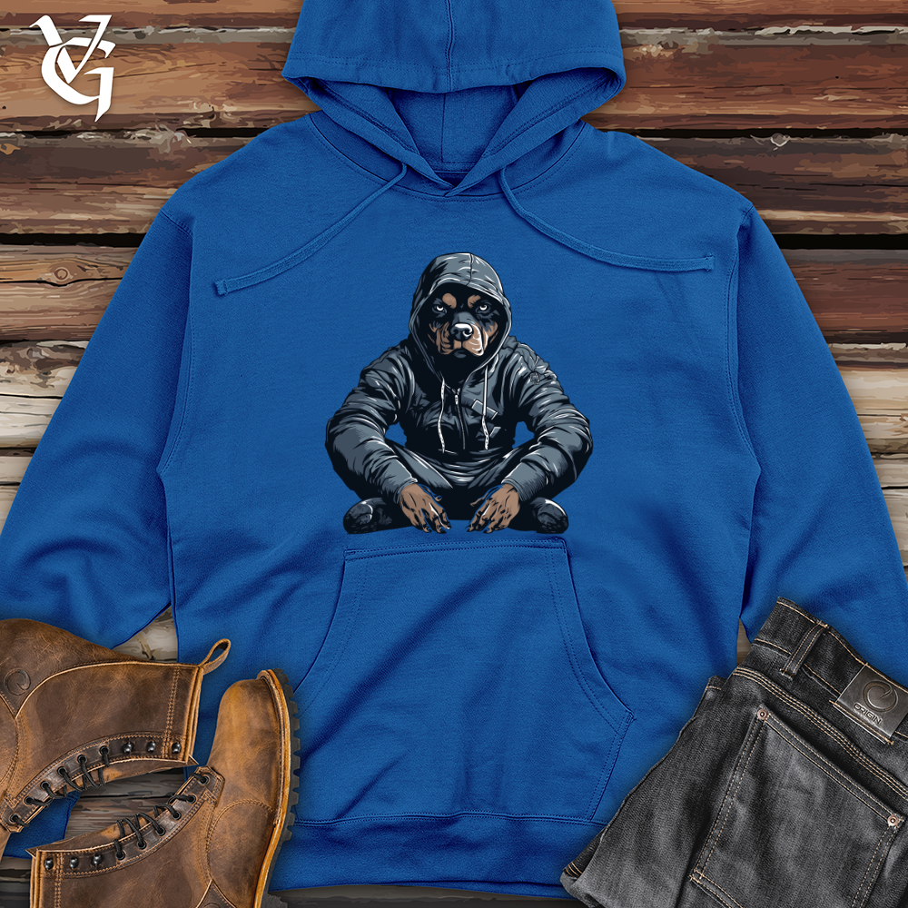 Viking Goods Rottweiler Urban Stance Midweight Hooded Sweatshirt Royal / L
