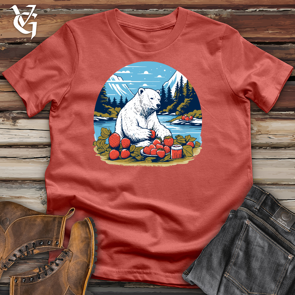 Viking Goods A Bear Enjoy the Nature Cotton Tee Rust / L