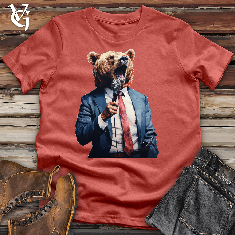 Viking Goods Charismatic Bear Speaker Cotton Tee Rust / L