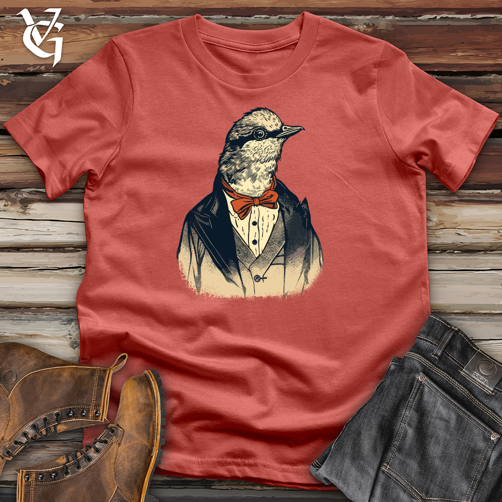 Viking Goods Dove Peaceful Hipster Vibes Cotton Tee Rust / L