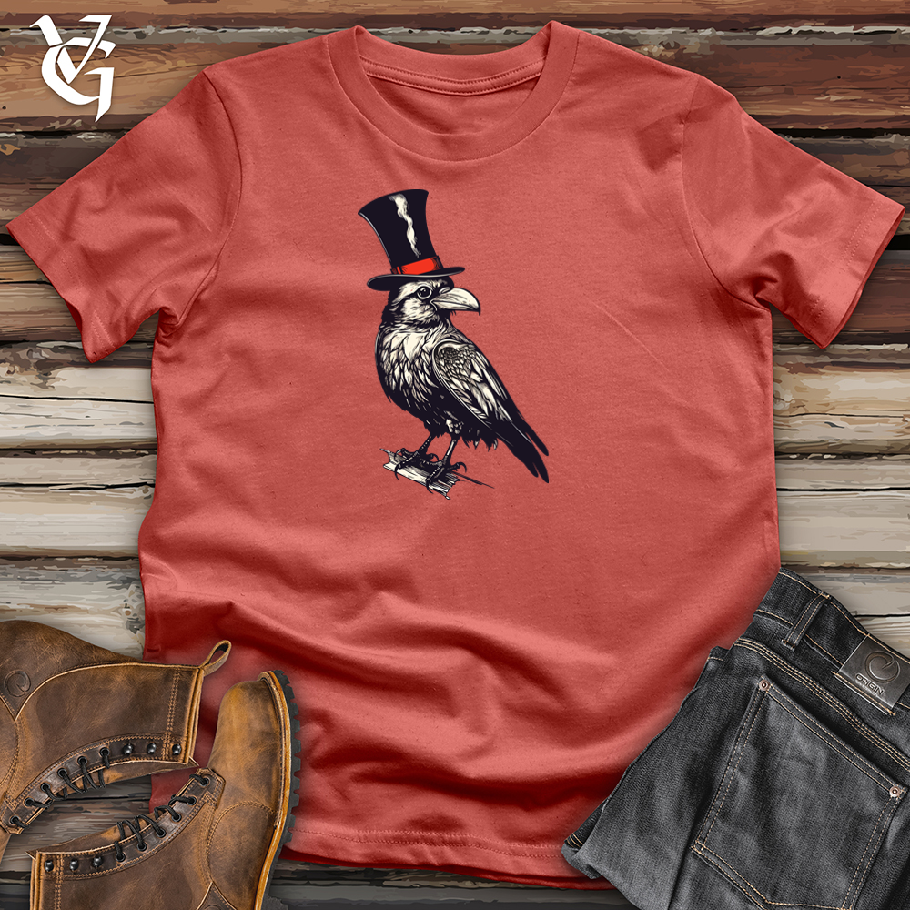 Viking Goods Enchanter Raven Elegance Cotton Tee Rust / L