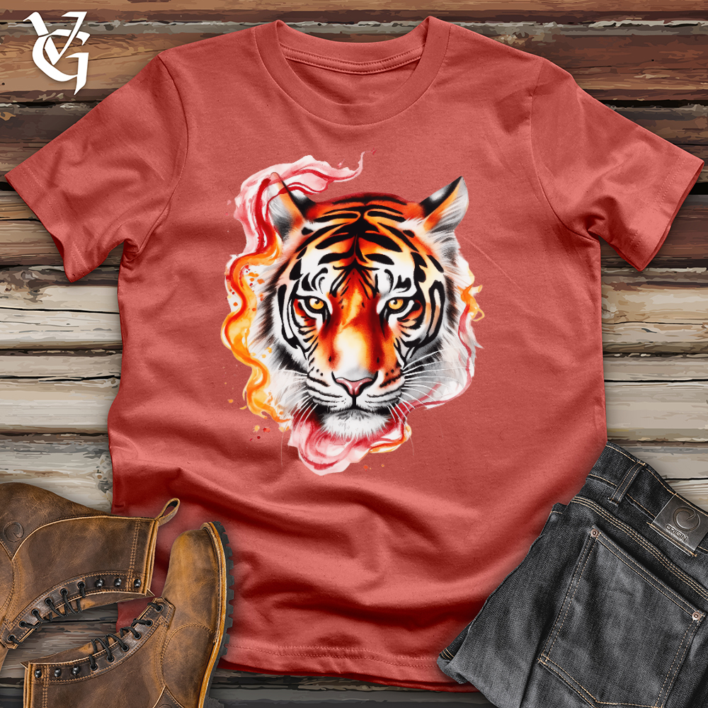 Viking Goods Furious Tiger Cotton Tee Rust / L