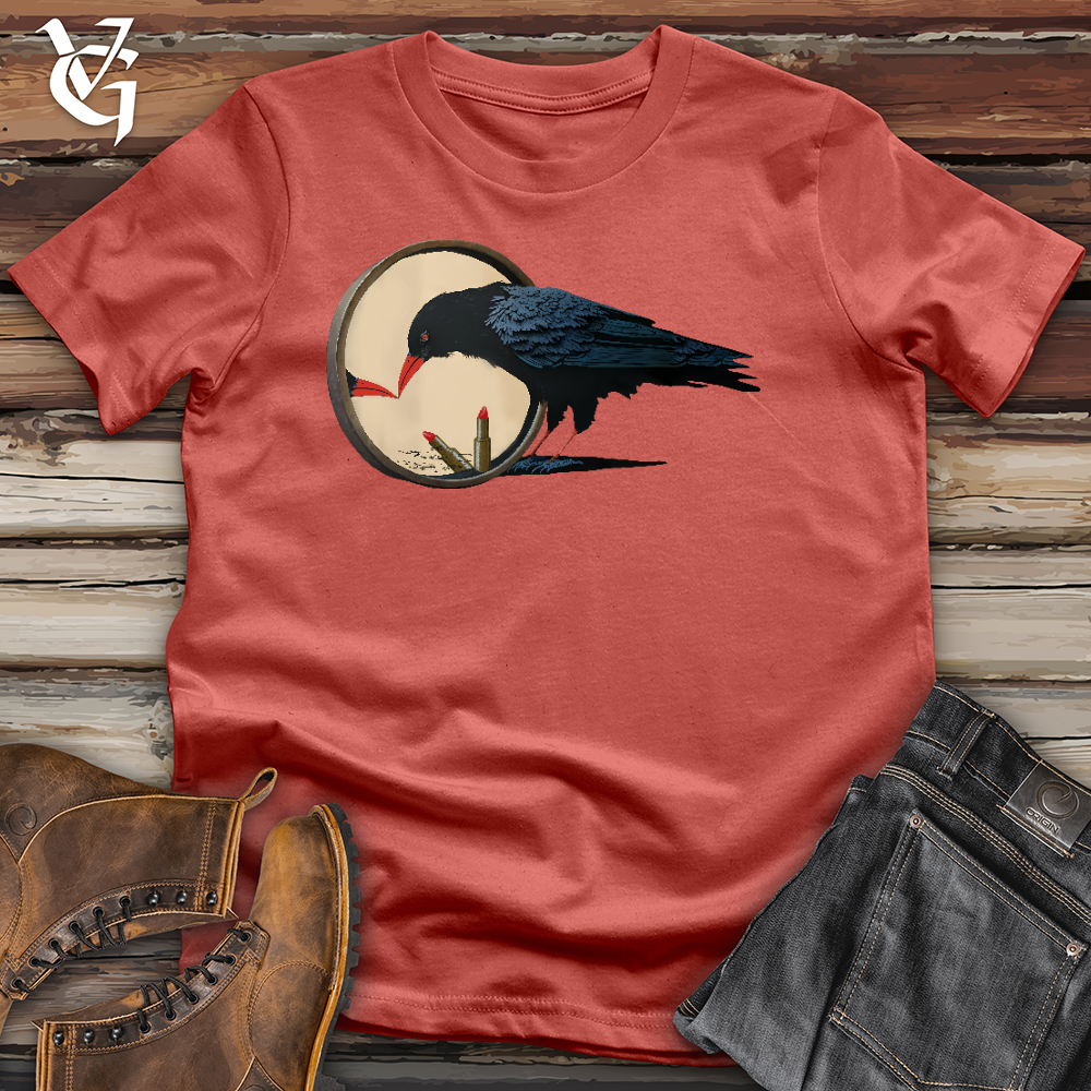Viking Goods Gorgeous Raven Cotton Tee Rust / L