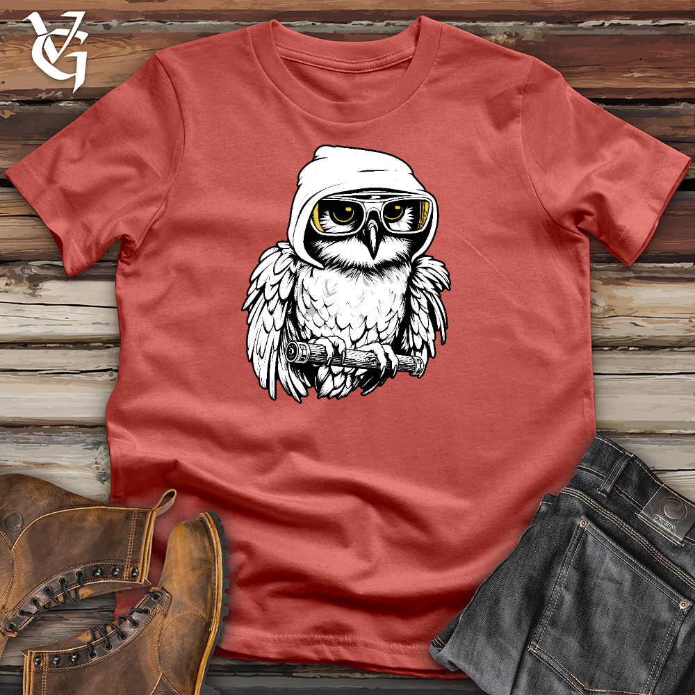Viking Goods Owl Shredder Cotton Tee Rust / L