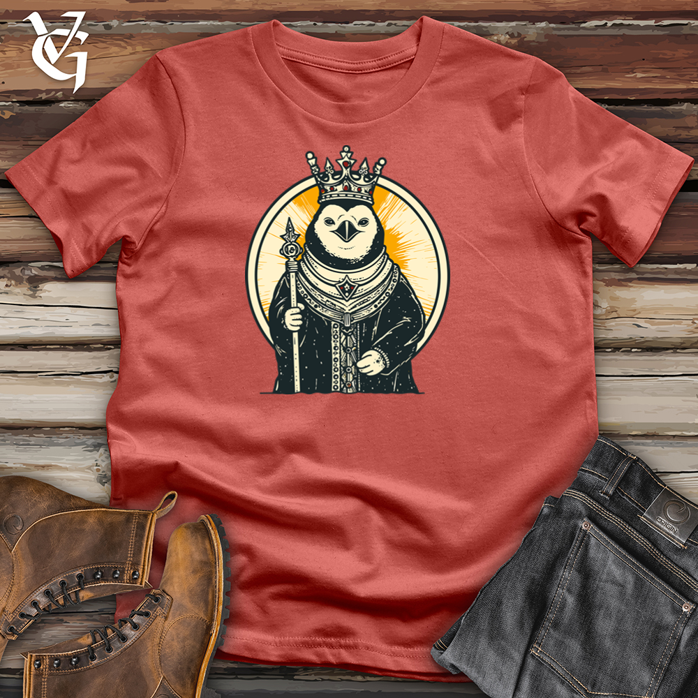 Viking Goods Royal Penguin Majesty Cotton Tee Rust / L