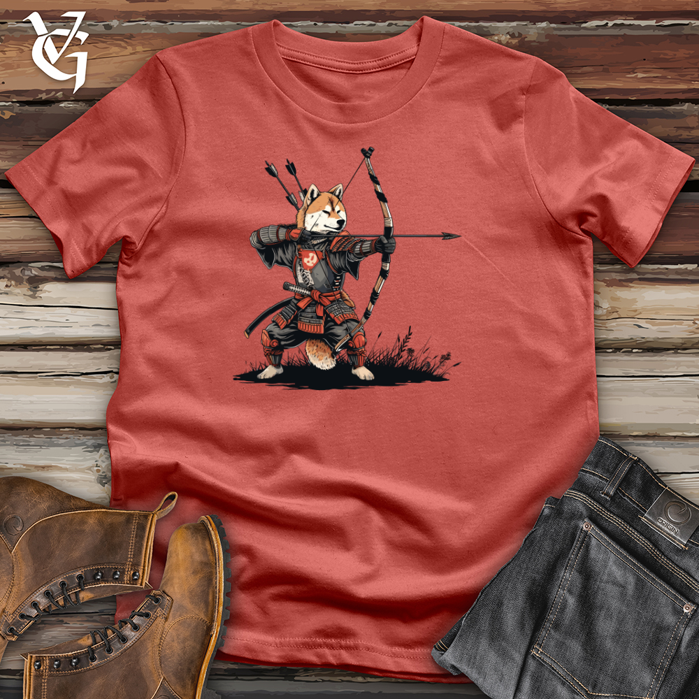 Viking Goods Shiba Inu Samurai Cotton Tee Rust / L
