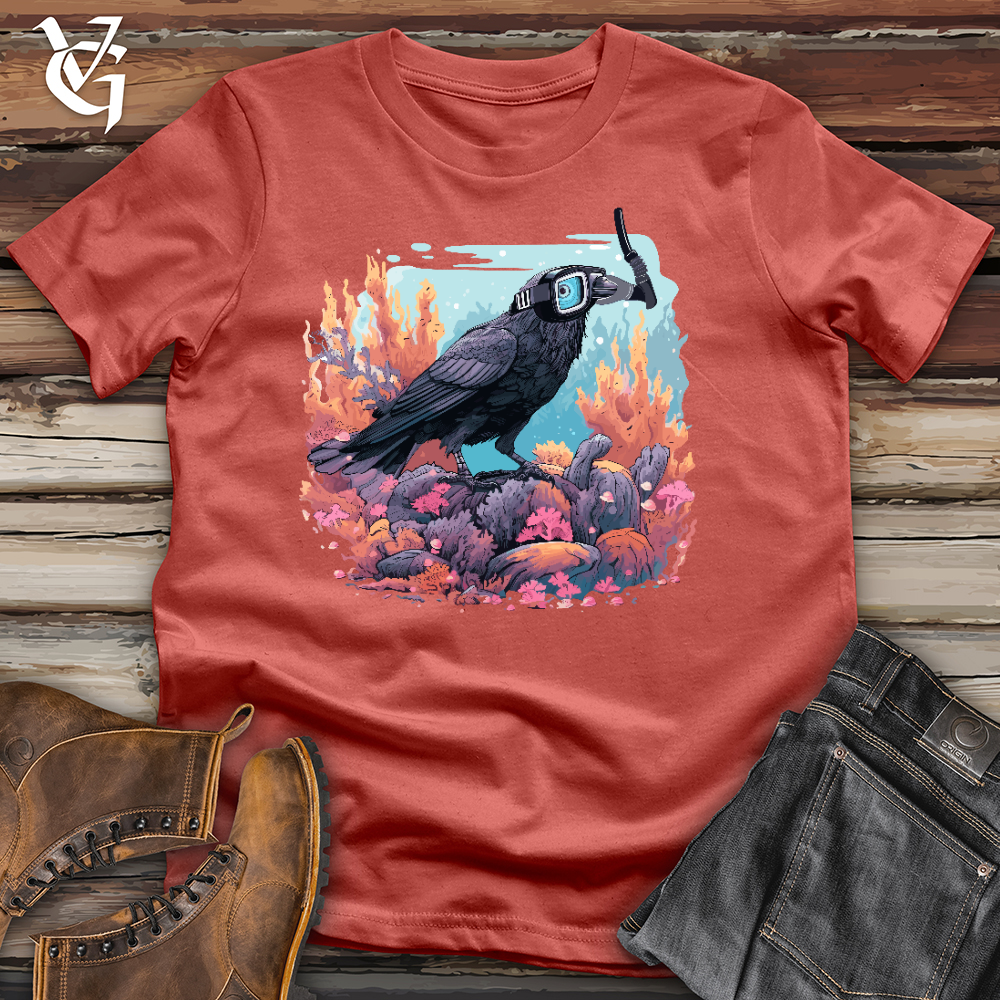 Viking Goods Snorkeling Raven Cotton Tee Rust / L