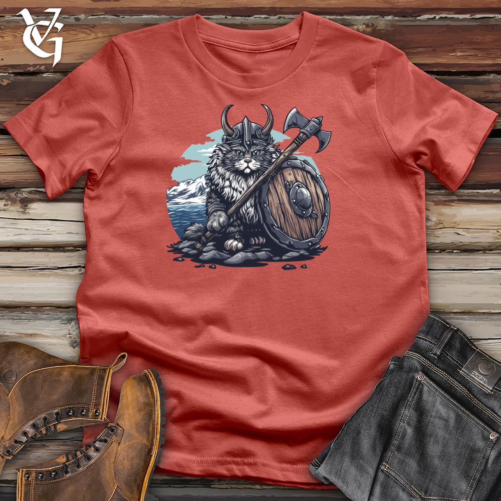 Viking Goods Viking Cat Warrior Cotton Tee Rust / L