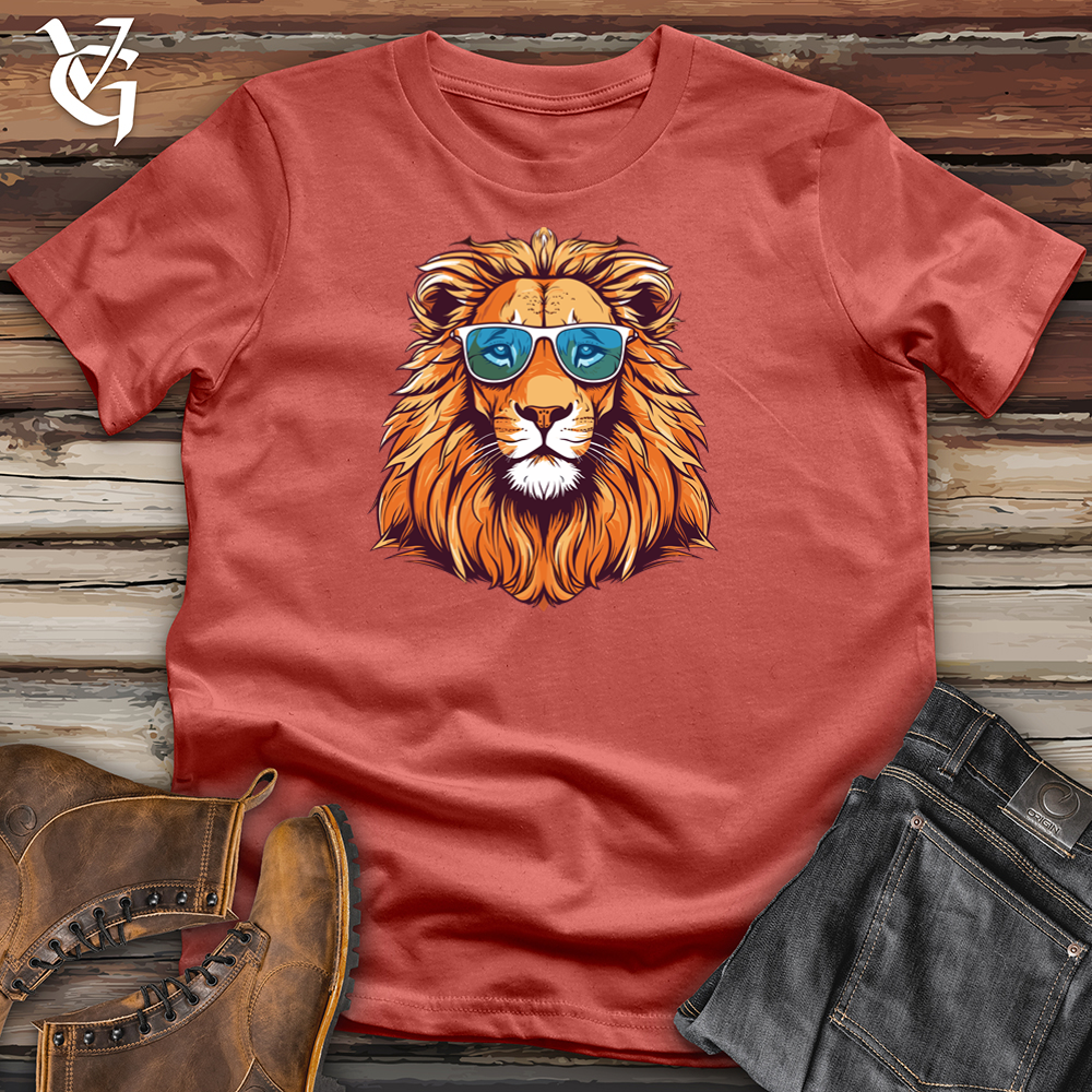 Viking Goods Zenned-out Lion Cotton Tee Rust / L
