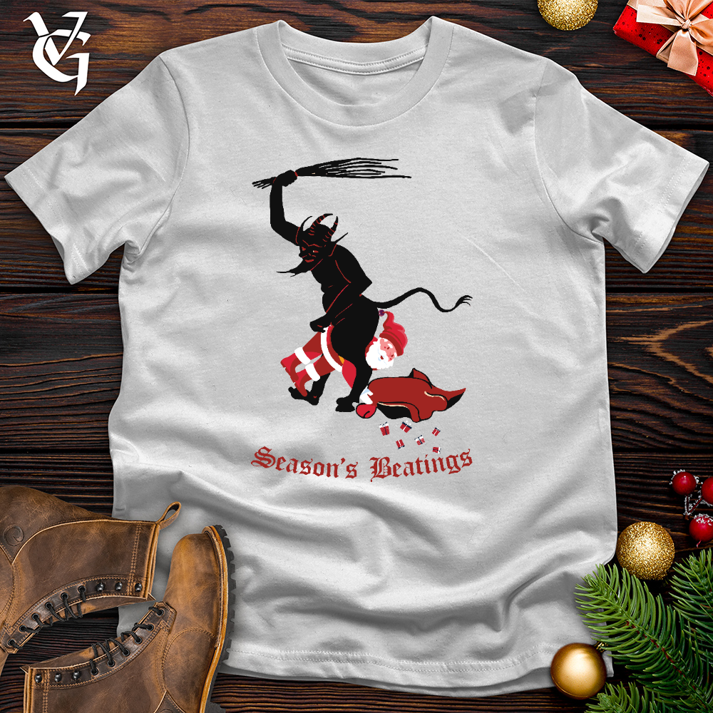 Viking Goods Seasons Beating Cotton Tee Solid Athletic Grey / L