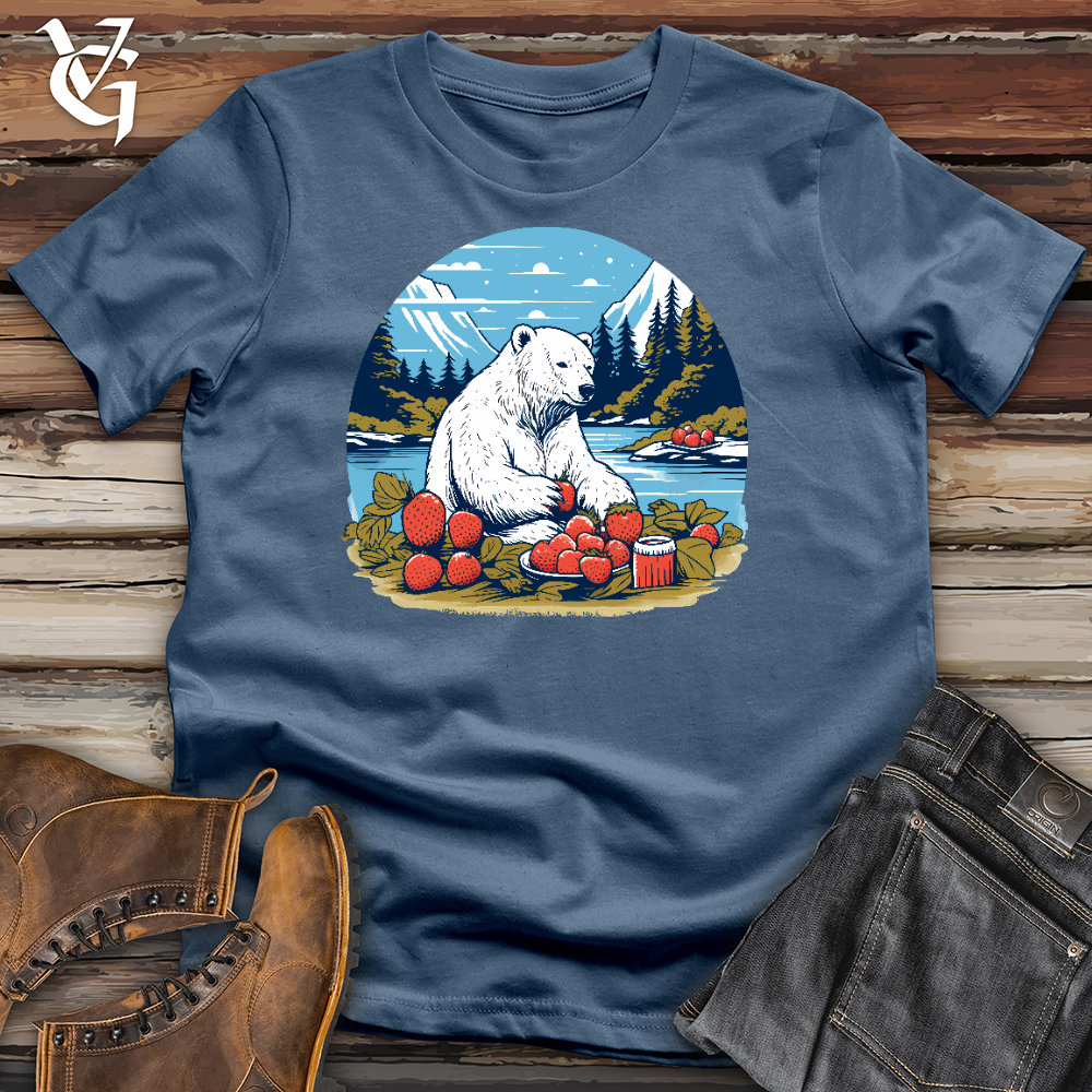 Viking Goods A Bear Enjoy the Nature Cotton Tee Steel Blue / L