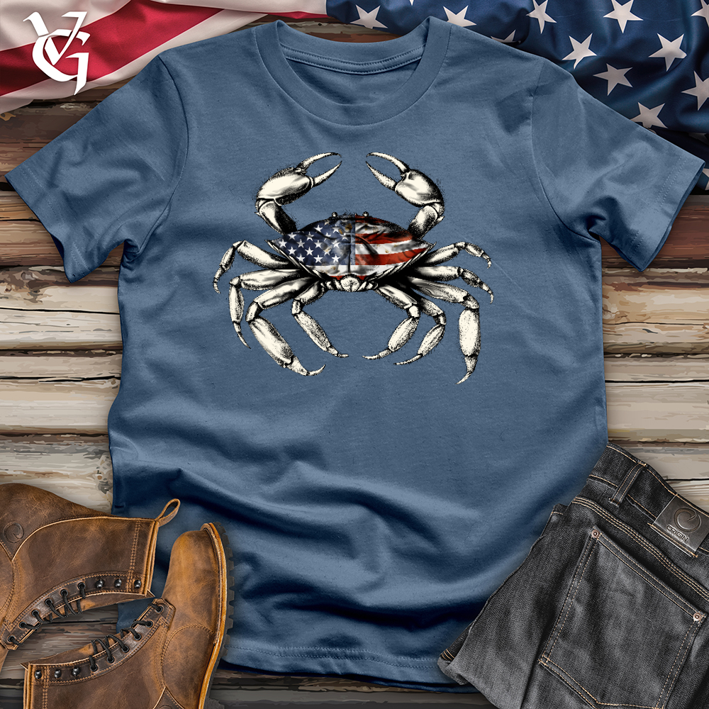 Viking Goods American Crab Cotton Tee Steel Blue / L