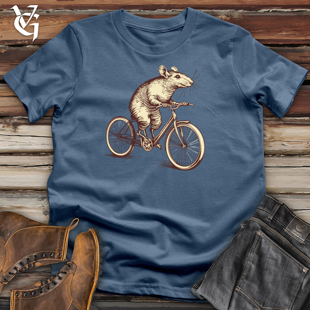Viking Goods Armadillo Pedal Power Adventure Cotton Tee Steel Blue / L