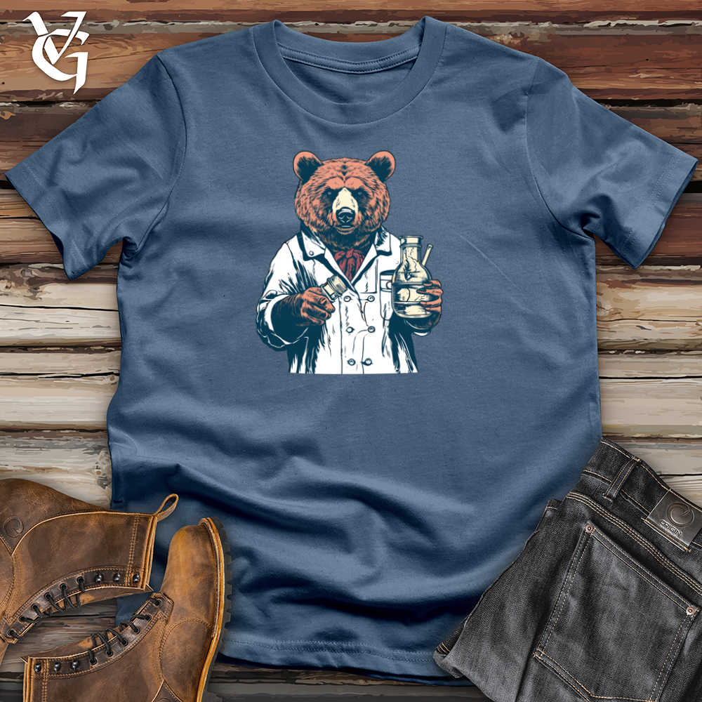 Viking Goods Bear Lab Keeper Cotton Tee Steel Blue / L