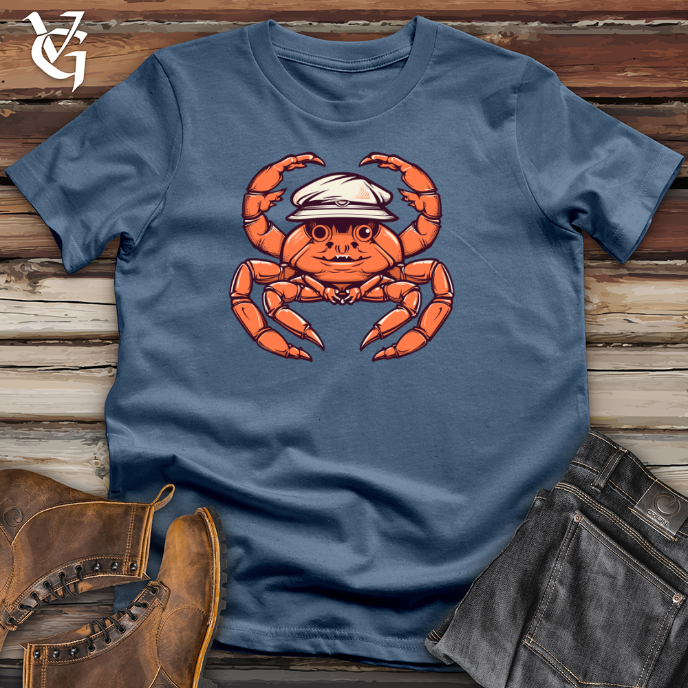 Viking Goods Crabblesnake Plumber Cotton Tee Steel Blue / L