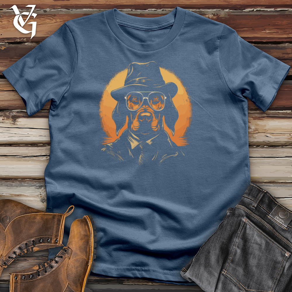 Viking Goods Detective Hound Incognito Cotton Tee Steel Blue / L