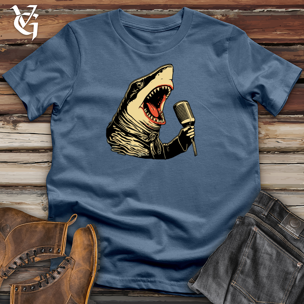 Viking Goods Dive Croon Cotton Tee Steel Blue / L