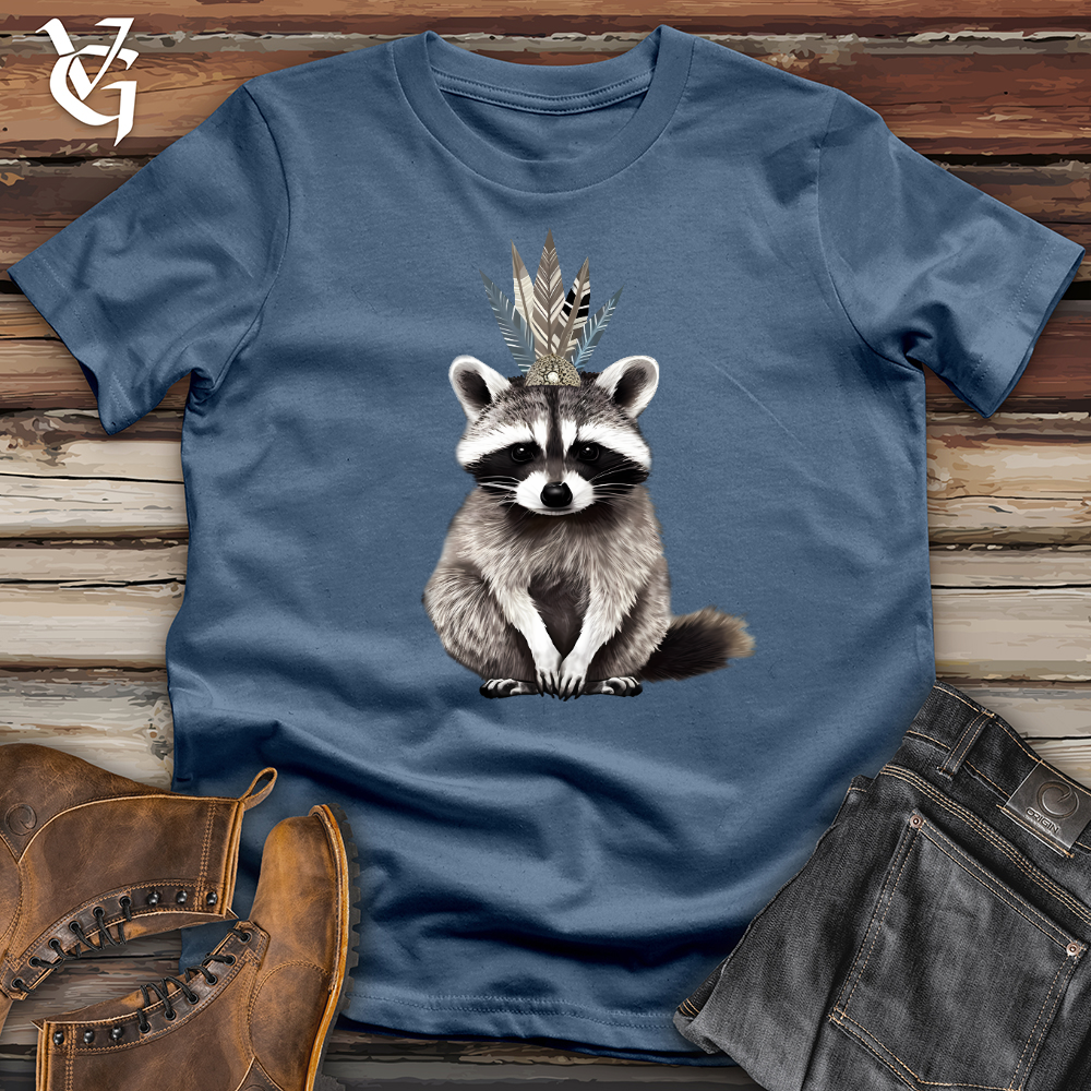 Viking Goods King Coon Cotton Tee Steel Blue / L