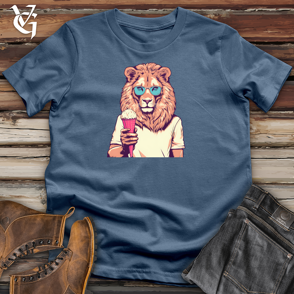 Viking Goods Lion_s Sweet Delight Cotton Tee Steel Blue / L